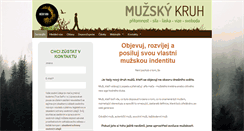 Desktop Screenshot of muzskykruh.cz
