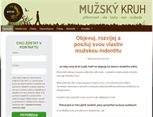 Tablet Screenshot of muzskykruh.cz